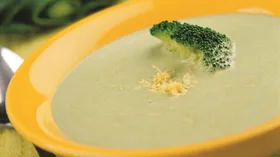Суп-пюре из порея и брокколи