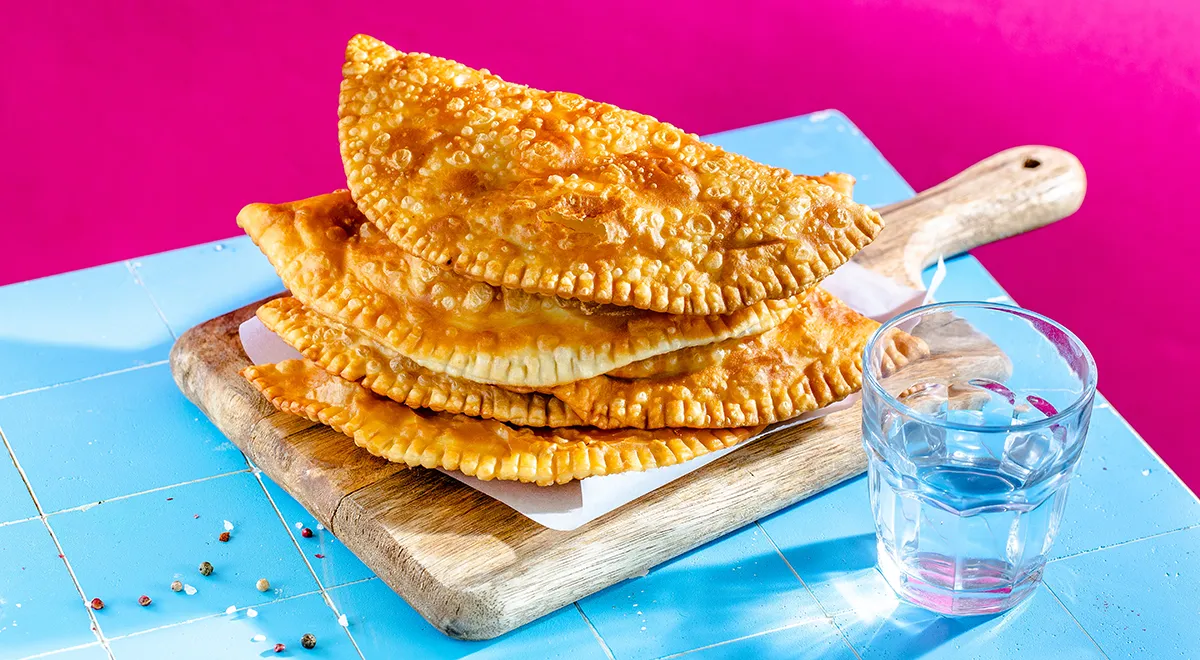 Рецепт чебуреков с имеретинским сыром 