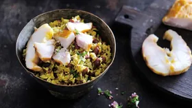 Плов с бобами