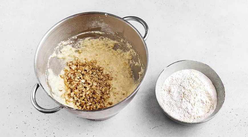 Банановый кекс на кефире