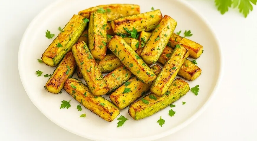 Кабачки в аэрогриле