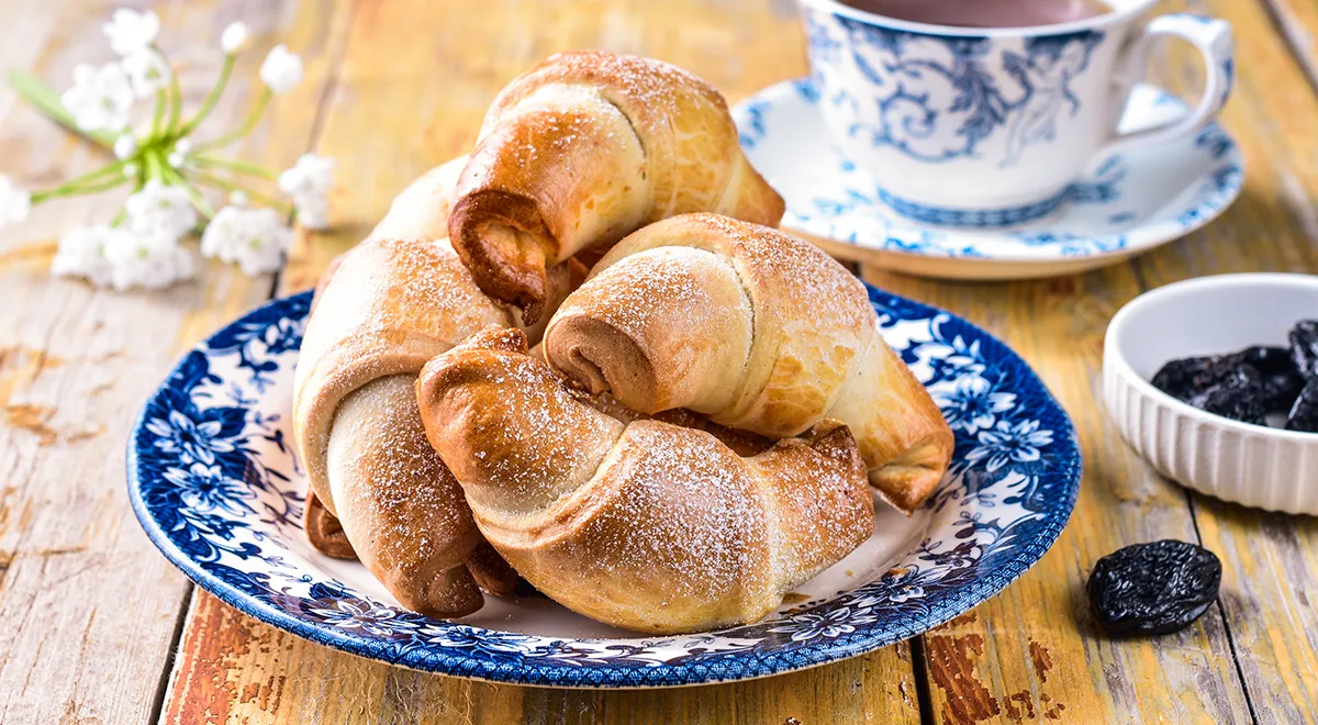 Рецепт рогаликов на кефире 3,2% без дрожжей