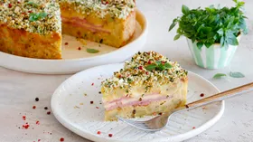 Пирог с ветчиной