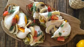 Рецепты с собой с шампиньонами