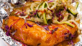 Рецепты с рыбой, мёдом и соусами