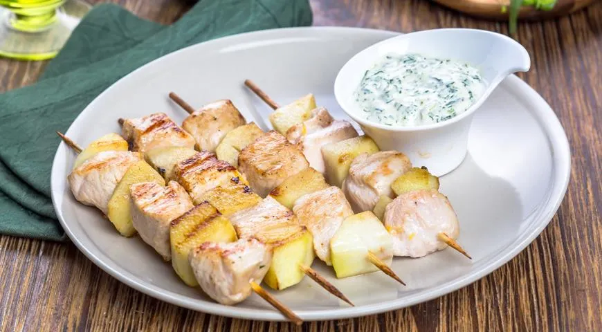 Маринад для куриных шашлычков с кальвадосом