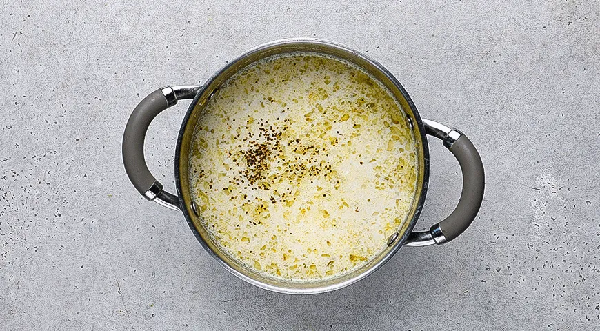 Кукурузный суп с лисичками