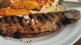 Рецепты с рыбой, фруктами и бобами