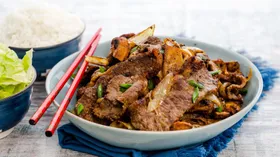 Рецепты с мясом, вином и рисом