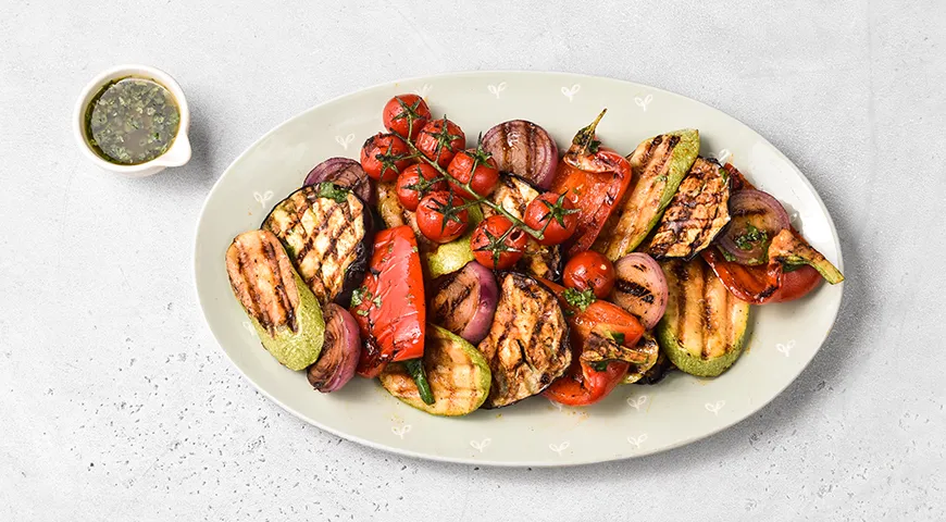 Овощи на электрогриле