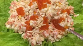 Простые рецепты с икрой и кальмарами