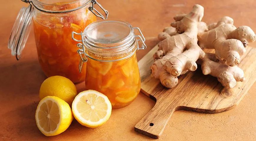 В мармелад из апельсинов хорошо добавить лимон и имбирь - беспроигрышное  сочетание вкусов