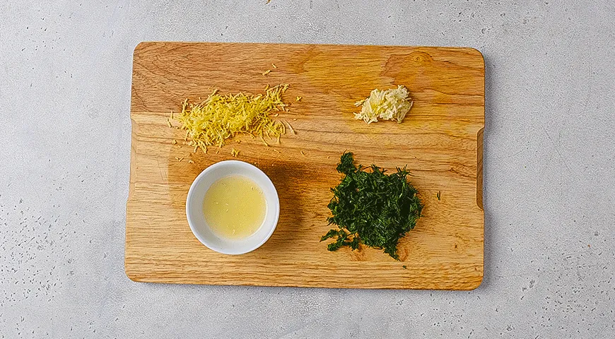 Тарт с горбушей и бобами