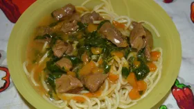 Гуляш из говядины с тыквой