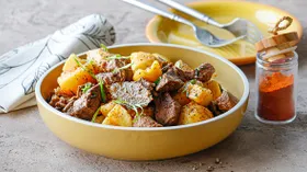 Рецепты с молочной продукцией, мясом и паприкой