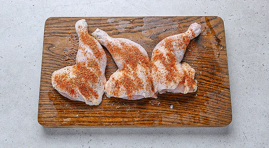 Куриные ножки с картофелем в пиве