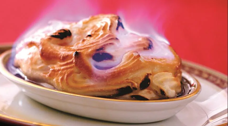 Мороженое царское в горячем виде