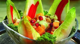 Рецепты с овощами, орехами и гранатом
