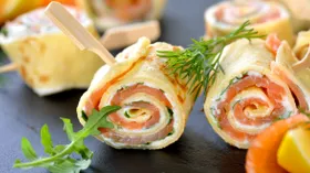 Блины с сыром творожным