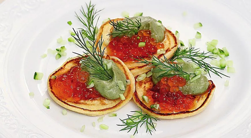 Блюда с икрой