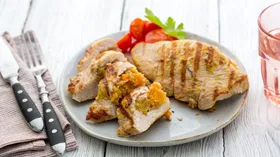Рецепты с орехами, курагой и птицей