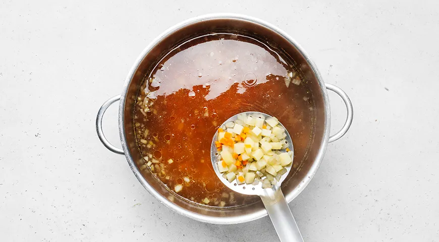 Суп-салма с говядиной