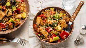 Основное блюдо с индейкой