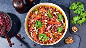 Рецепты с грецким орехом, кинзой и кориандром