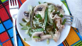 Рецепты на ужин с овощами и морской капустой