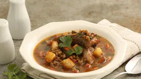 Чечевица с мясом