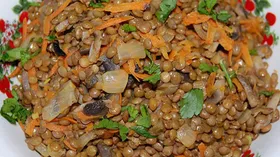 Рецепты на обед с грибами и чечевицей