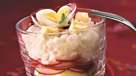 Рисовый салат с редисом