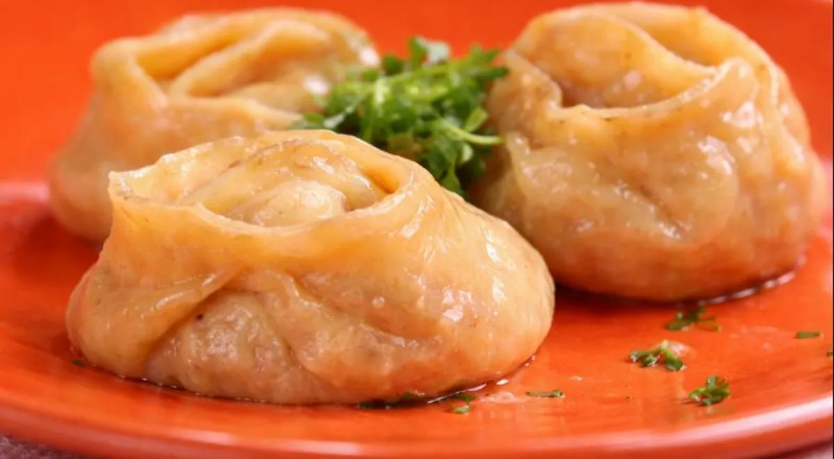 Манты с мясом