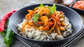 Рецепты с морепродуктами, кинзой и имбирём