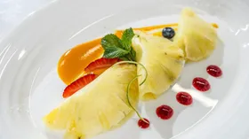 Рецепты с молочной продукцией, сырами и ананасом